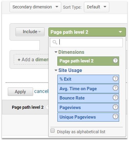 How to find engaging content using google analytics step Three - one